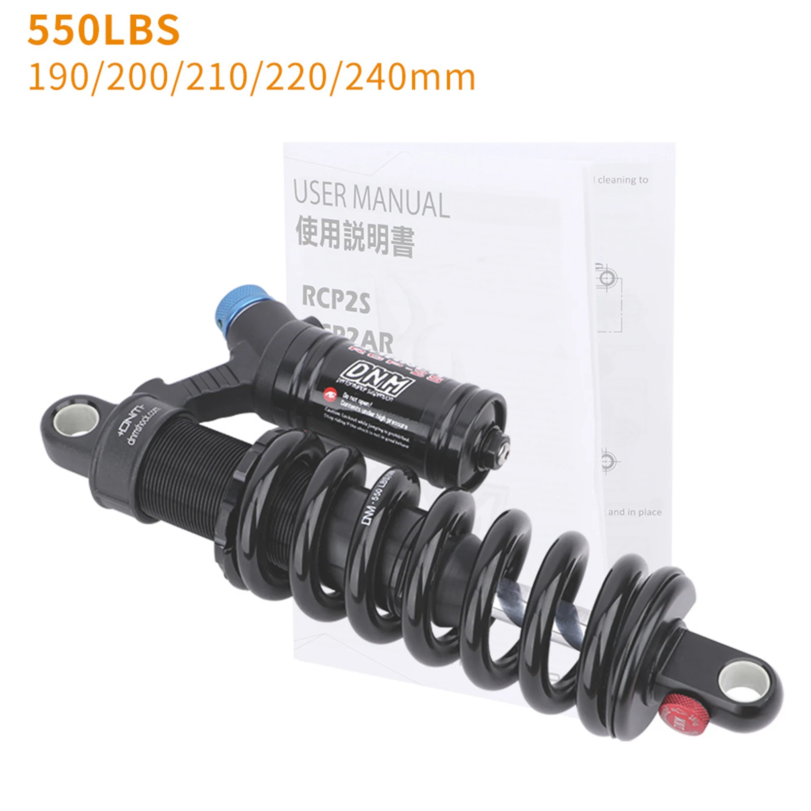 

Rear Shock RCP2S Adapter Coil Spring Convenient Excellent Gorgeous High Quality Parts Rebound Soft Tool Bicycle