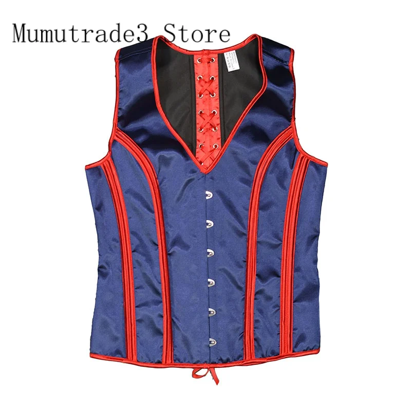 

Corset Men Shapers Slim Fit Tank Top Shapewear Chest Binder Waistcoat Vest Jacket Steampunk Gothic Corset Man Underwear