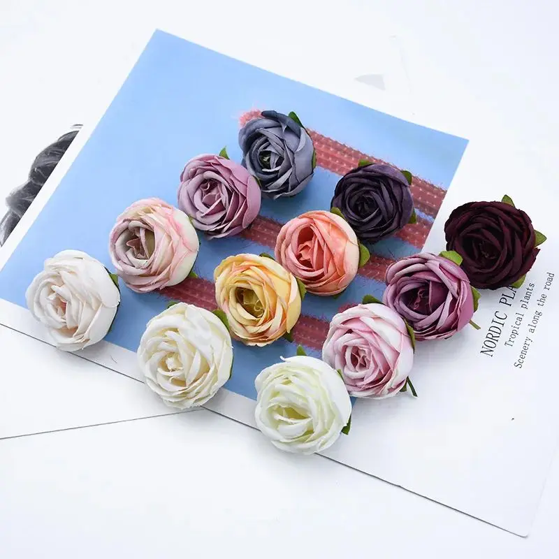 Искусственные цветы шелковые 50/100 шт