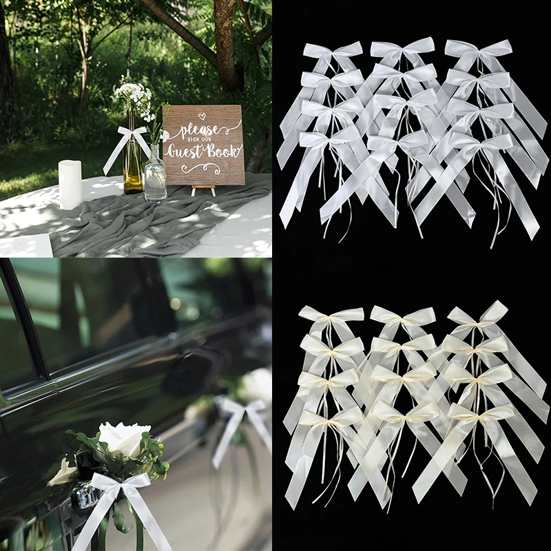 S Decorations Bowknots White