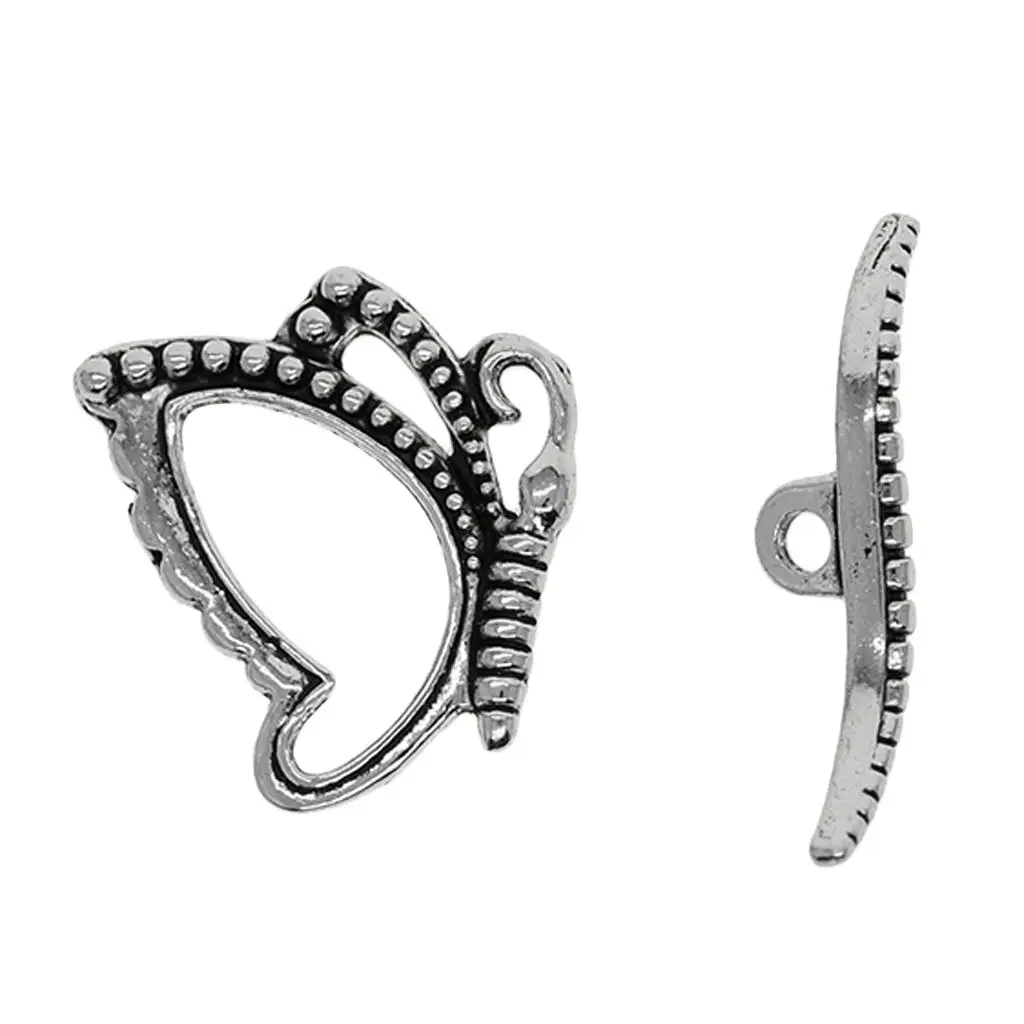 

30 Sets of Connector Toggle Clasps Locking Hooks for Bracelet
