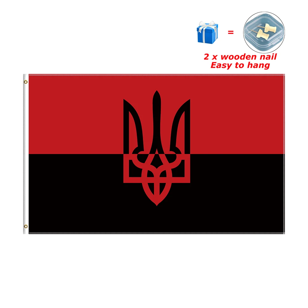 

90*150cm Ukrainian Insurgent Army Flag