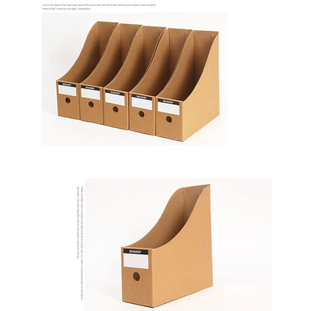 

5 Pieces Documents Desktop Storage Box Sorting Books Multi-functional Sundries Stand Holder Stationery File Organizer