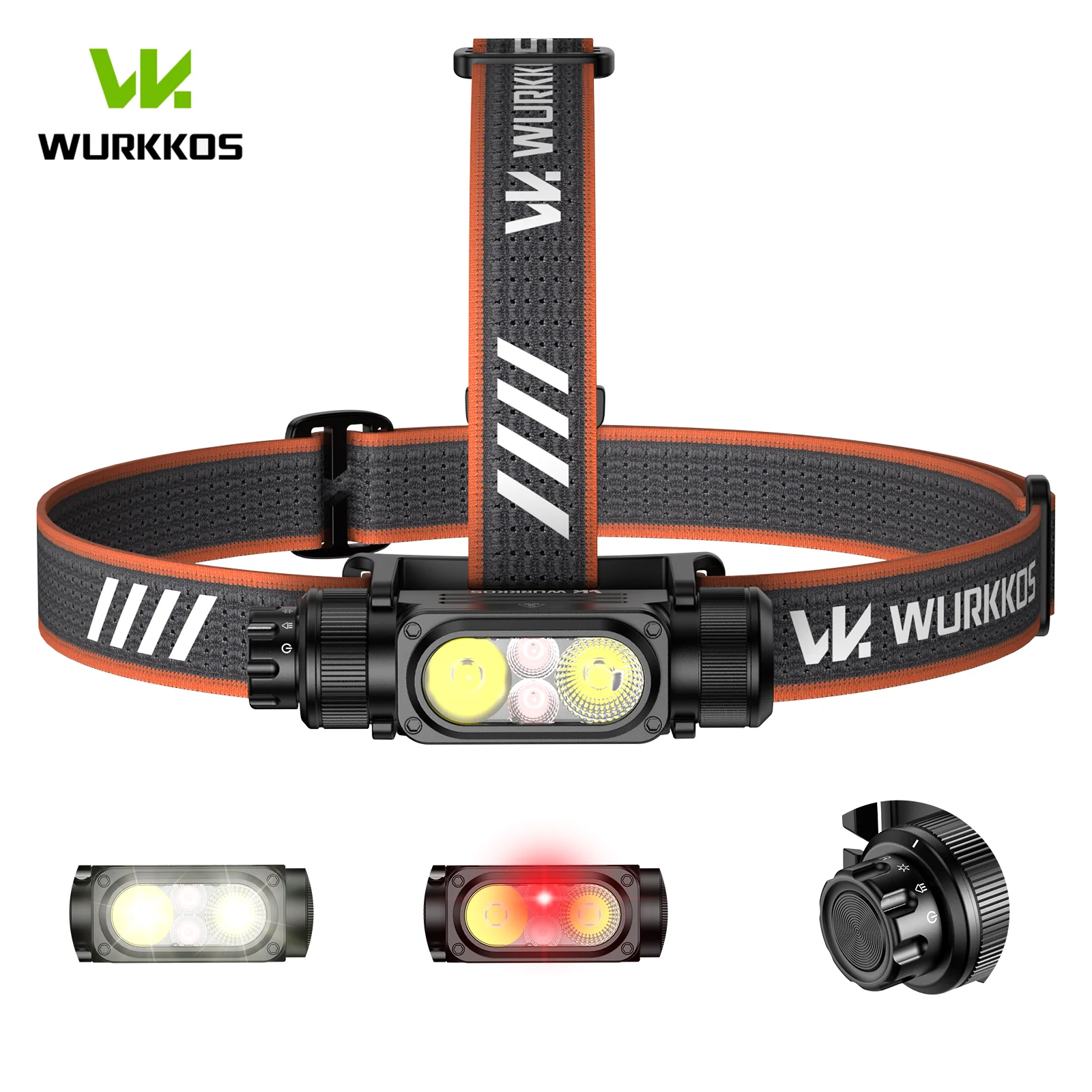 

Налобный фонарь Wurkkos HD17, 2500 лм, светодиод SST40, аккумулятор 18650, 3000 мАч, EDC, с красным светом и магнитом, четыре режима освещения, зарядка USB-C