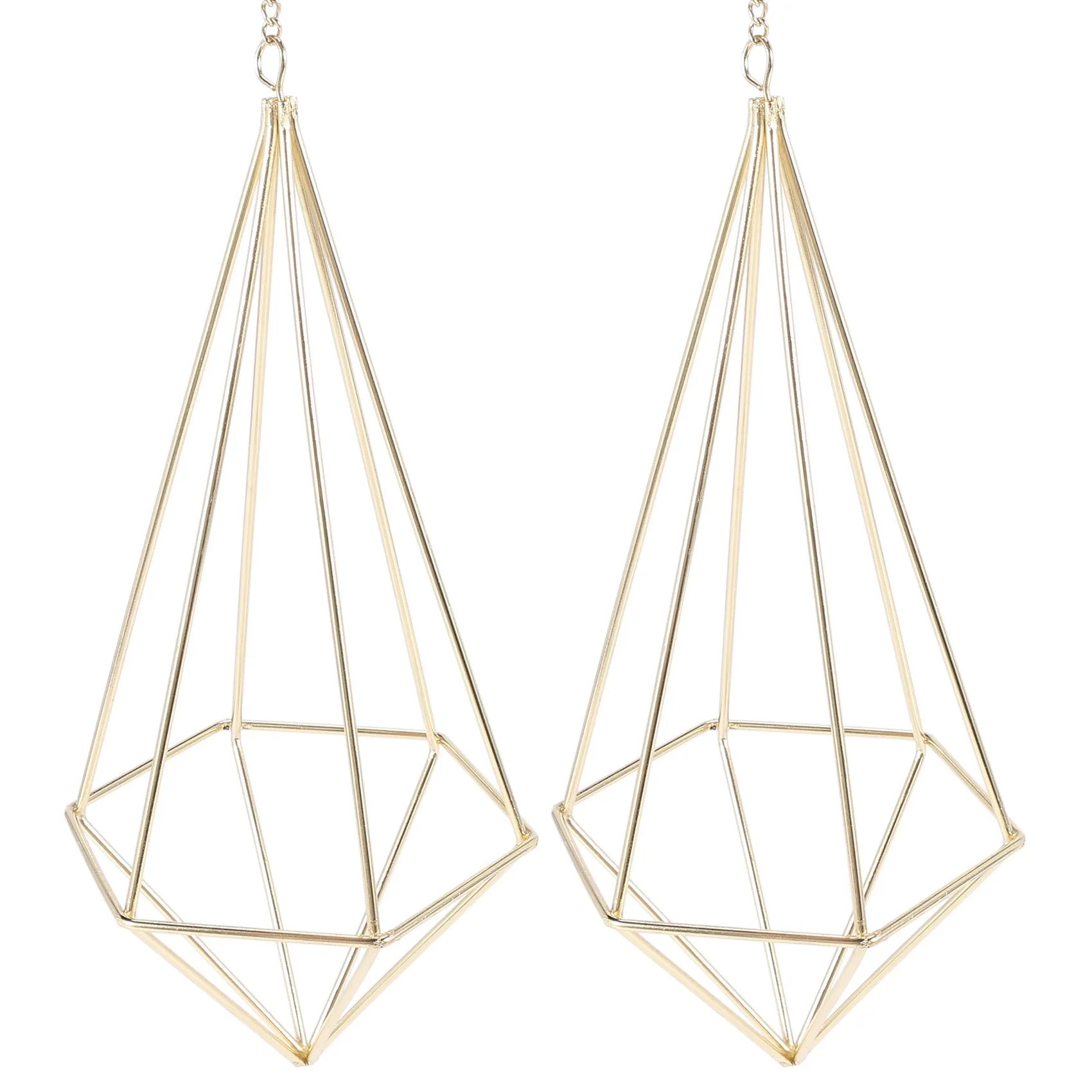 

2X подвесной фотографический современный геометрический плантатор с цепочкой тильландсия контейнер himмели декор для стен золото