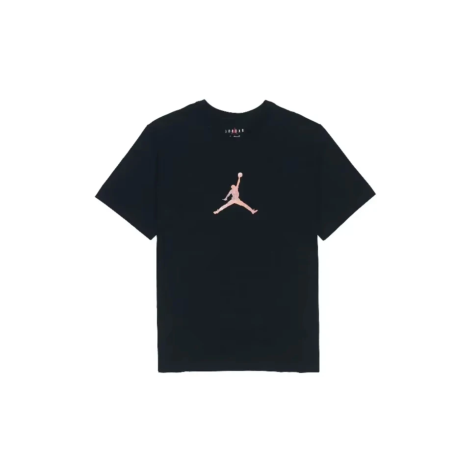 Мужская хлопковая спортивная повседневная футболка с короткими рукавами AIR JORDAN