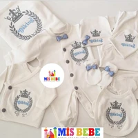 baby girl size king queen newborn personalized outfit clothing 10 pcs hospital custom fabric antibacterial babies healthy safe