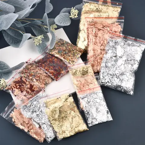 Золотые хлопья для рукоделия SEVENWELL