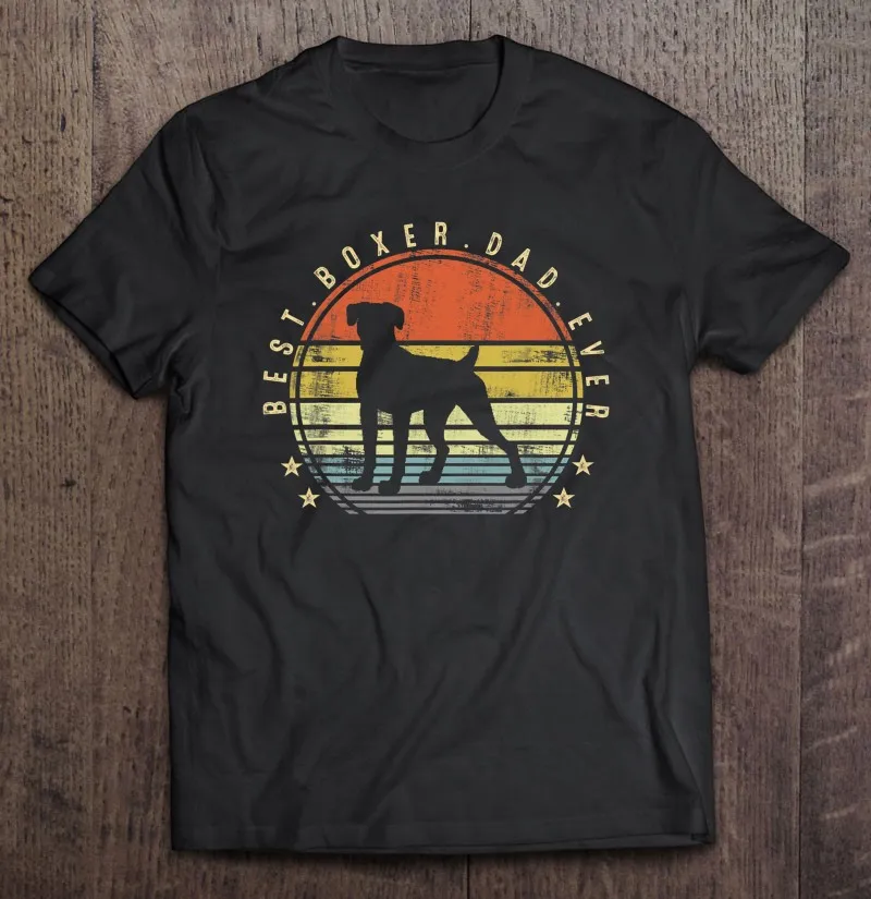 

Мужские лучшие боксеры, подарки папе, собака, владелец, мужские футболки, одежда, мужская футболка с принтом для пары, футболка для мужчин