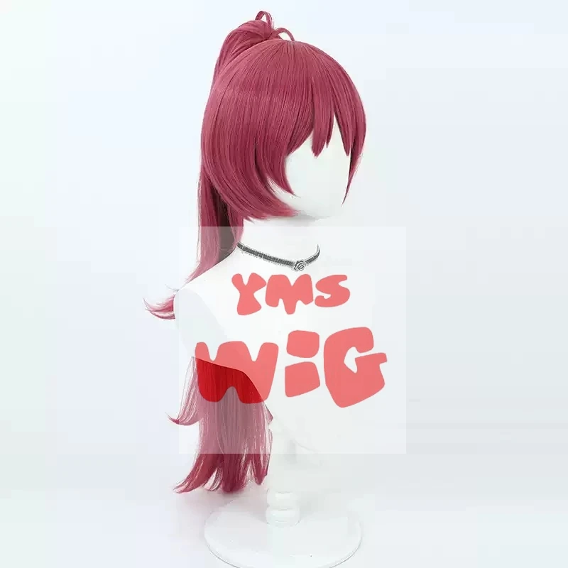 Аниме Puella Magi Madoka Magica Sakura Kyōko/Sakura Kyouko Косплей Парик Длинный хвост Термостойкие