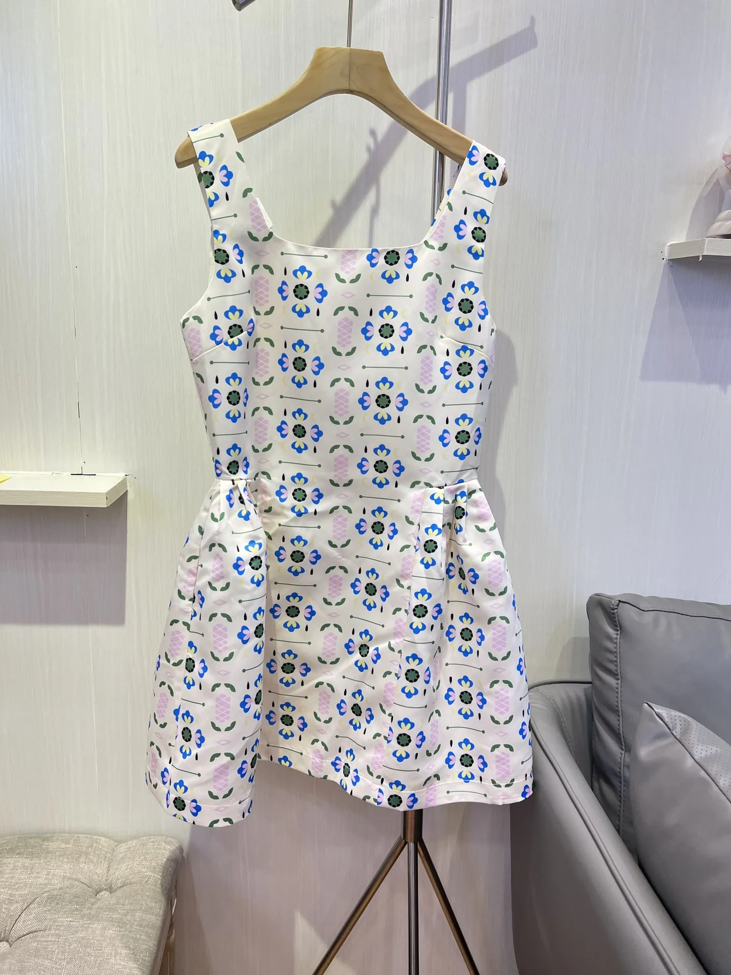 

Female Clothing Woman Clothes Women's Dress Casual Party Elegant Dresses Prom Dresses Summer 2022 Printing Tank Dress