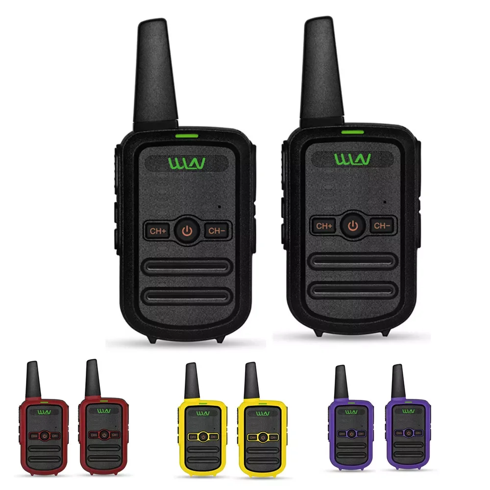 2pcs WLN KD-C52 MINI Handheld Transceiver KD C52 Two Way Radio Ham  Radio Station  Walkie Talkie for Gift Kids Children