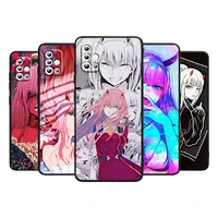 darling in the franxx anime for samsung galaxy a91 a73 a72 a71 a53 a52 a51 a42 a33 a32 a23 a22 a21s a13 a12 black phone case