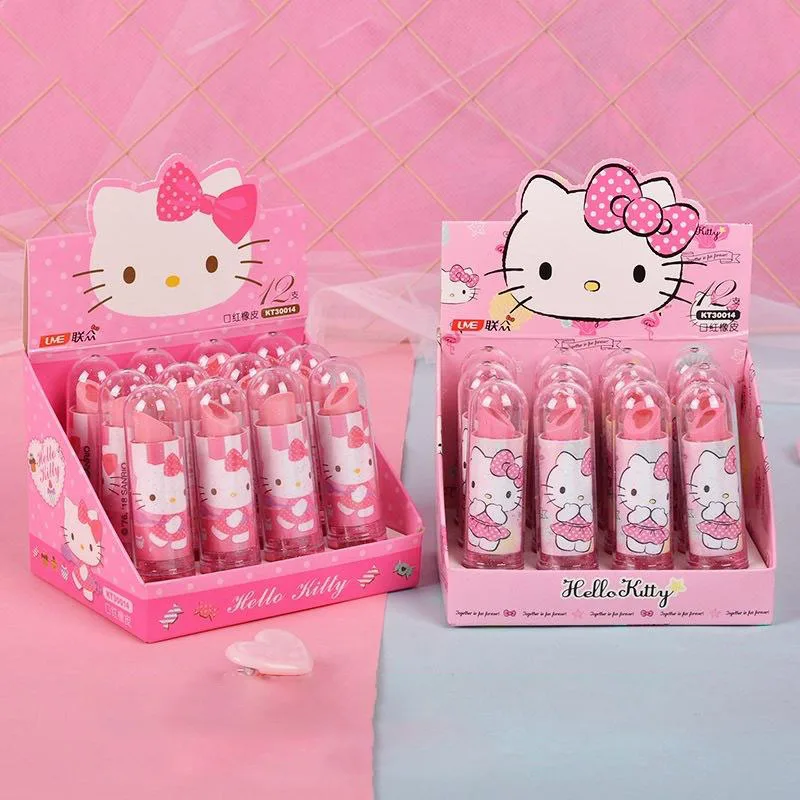 

1 шт., плюшевая розовая Поворотная губная помада Sanrio