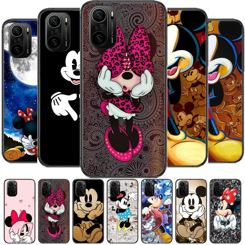 

disney Phone Case For xiaomi redmi POCO F1 F2 F3 X3 Pro M3 9C 10T Lite NFC Black Cover Silicone Back Prett mi 10 ultra covers