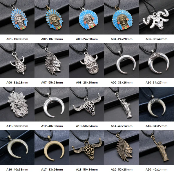 New Arrival Chief Bull Head Charms Pendants Necklace Female Gift Fashion