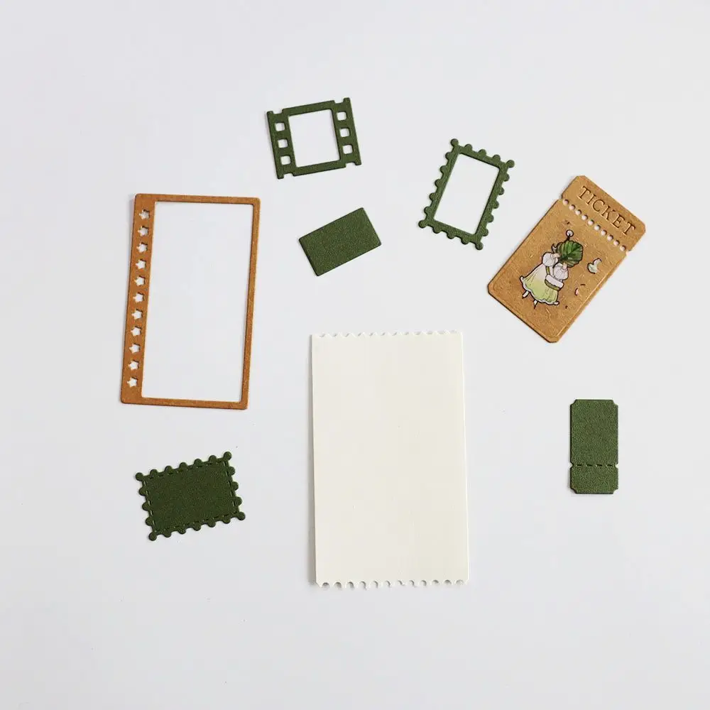 Новинка 2024 альбом с билетами из фильмов металлические трафареты для резки DIY