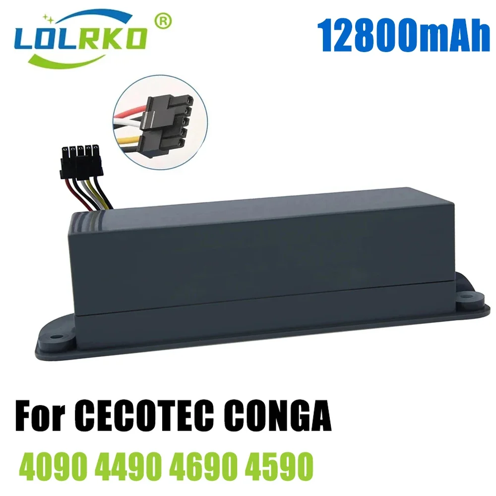 Сменный аккумулятор 12800 мАч/6800 мАч для CECOTEC CONGA 4090 4490 4590 4690 аксессуары