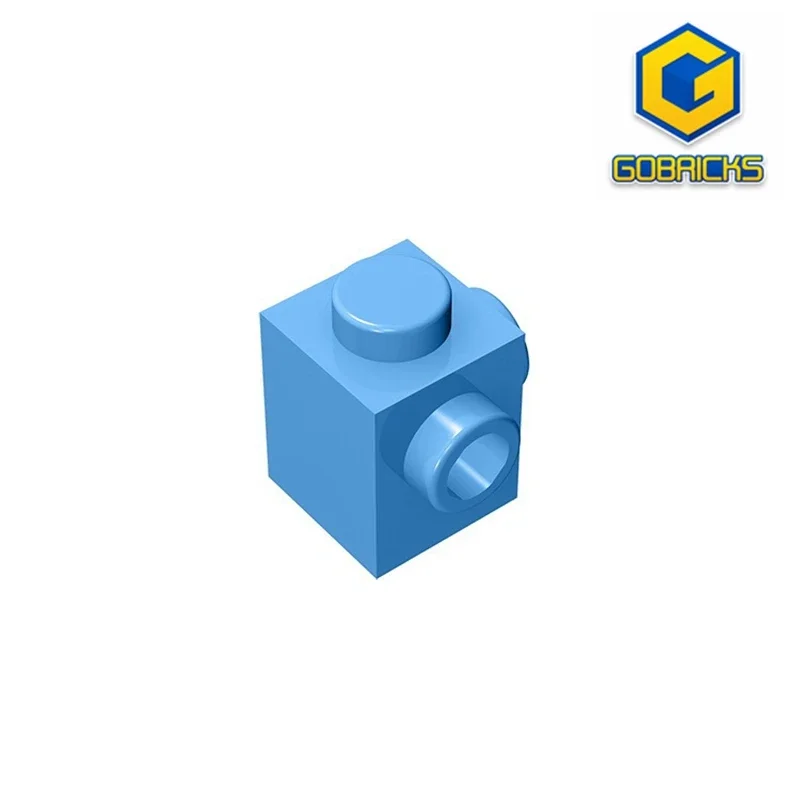 GDS-1046 кирпич модифицированный 1x1 с шипами 2 сторон прилегающий совместим lego 26604