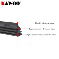 Резинки для бескаркасных дворников, 650-800 мм, 2 шт#3