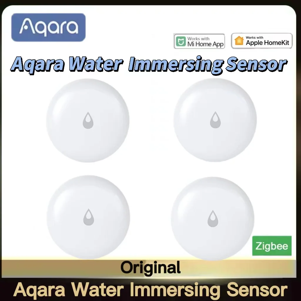 

Xiaomi Aqara IP67 Water Immersing Sensor Zigbee Flood Water Leak Detector Alarm Security Soaking Sensor For Mi Home Homekit