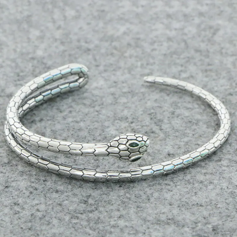 Европейский и американский тренд нерегулярный браслет из стерлингового серебра