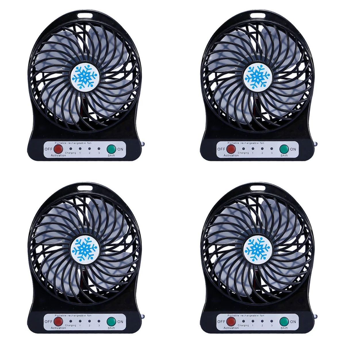 Портативный Перезаряжаемый мини-вентилятор воздушный охладитель настольный с