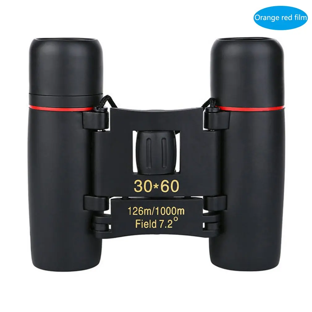 

30X60 Teropong Mini Binocular Day & Night Vision Telescope Monocular Outdoor Sport Travel Wide-Angle Binoculars