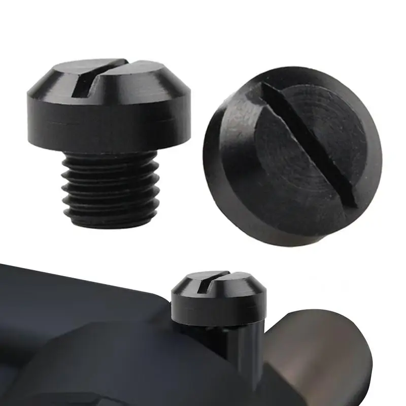 

Зеркальные заглушки для отверстий, 2 шт., алюминиевые заглушки для отверстий, болты M10x1.25, заглушки для отверстий в зеркале заднего вида, правые левые винты, защита от ржавчины