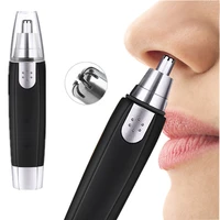 electric nose hair trimmer implement shaver clipper ear neck eyebrow trimmer shaver man woman clean trimer razor remover kit