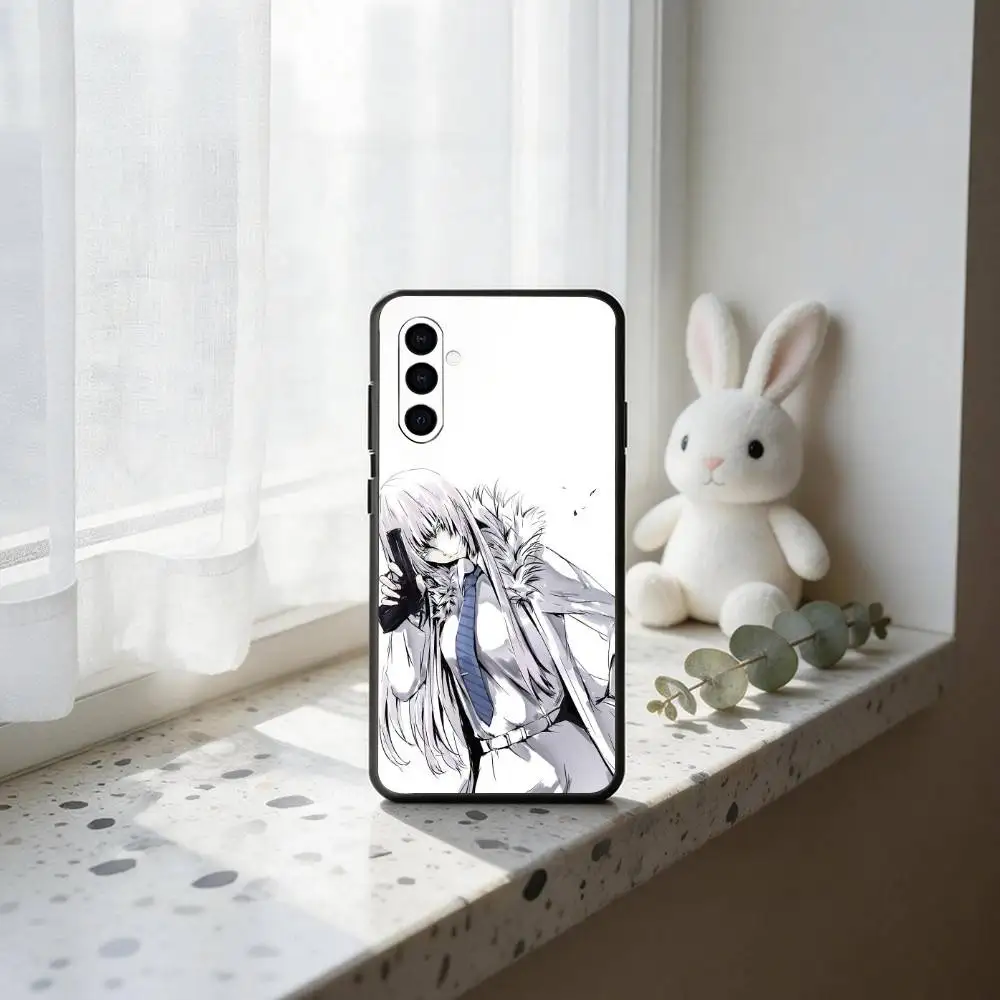 Фото Чехол для телефона G-Good A-Anime J-Jormungand для Samsung Galaxy A73, A72, A71, A70, A53, A52, A51, другие модели, мягкий черный чехол №2