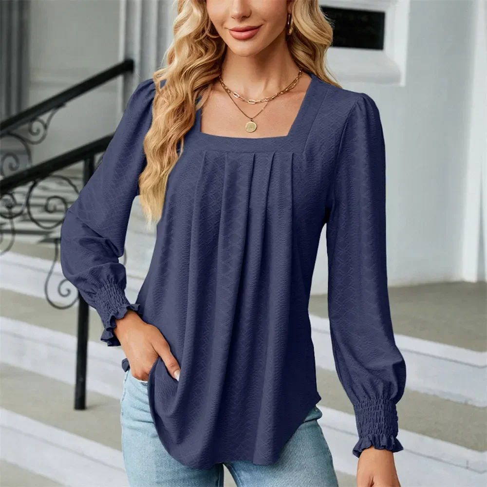 Женские блузки и рубашки элегантная одежда корейские трендовые Топы с длинным