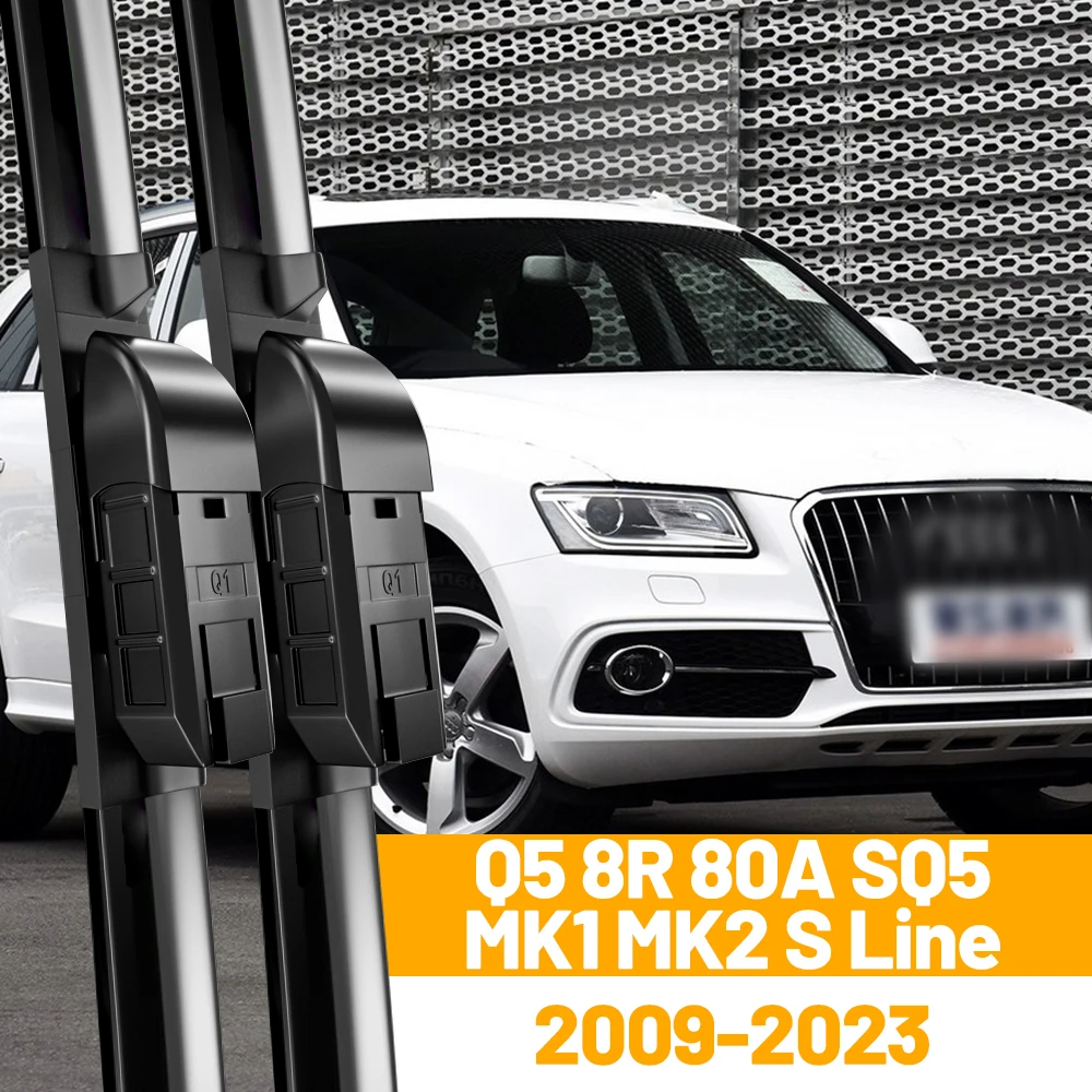 

Щетки Стеклоочистителя Лобового Стекла Для Audi Q5 8R 80A SQ5 MK1 MK2 S Line 2008-2023, Из Натурального Каучука, Бескаркасные