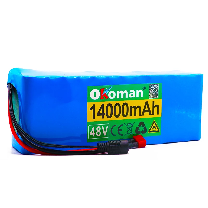 E-bike Battery 48v 14ah Li Ion Pack Bike Conversion 1000w For Electric Vehicle Motorcycle With Charger |