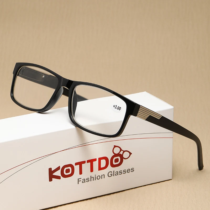 Новые квадратные очки для чтения роскошный брендовый дизайн модные по рецепту