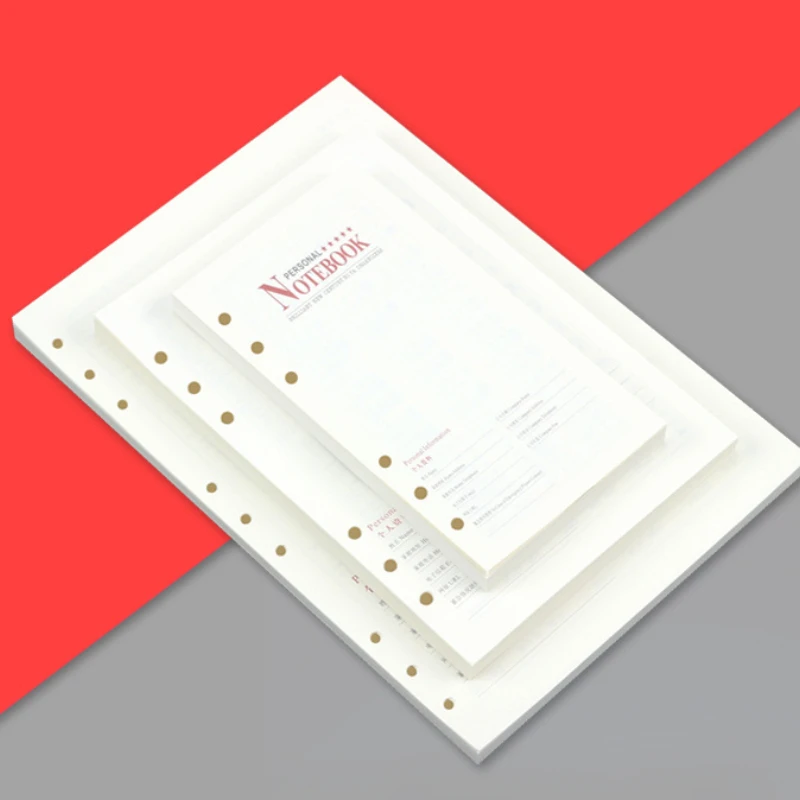 

A5/A6 Binder Filler Paper Inner Pages for Notebooks Writing Pads Line Page To-do List Weekly Plan Monthly Plan Paper