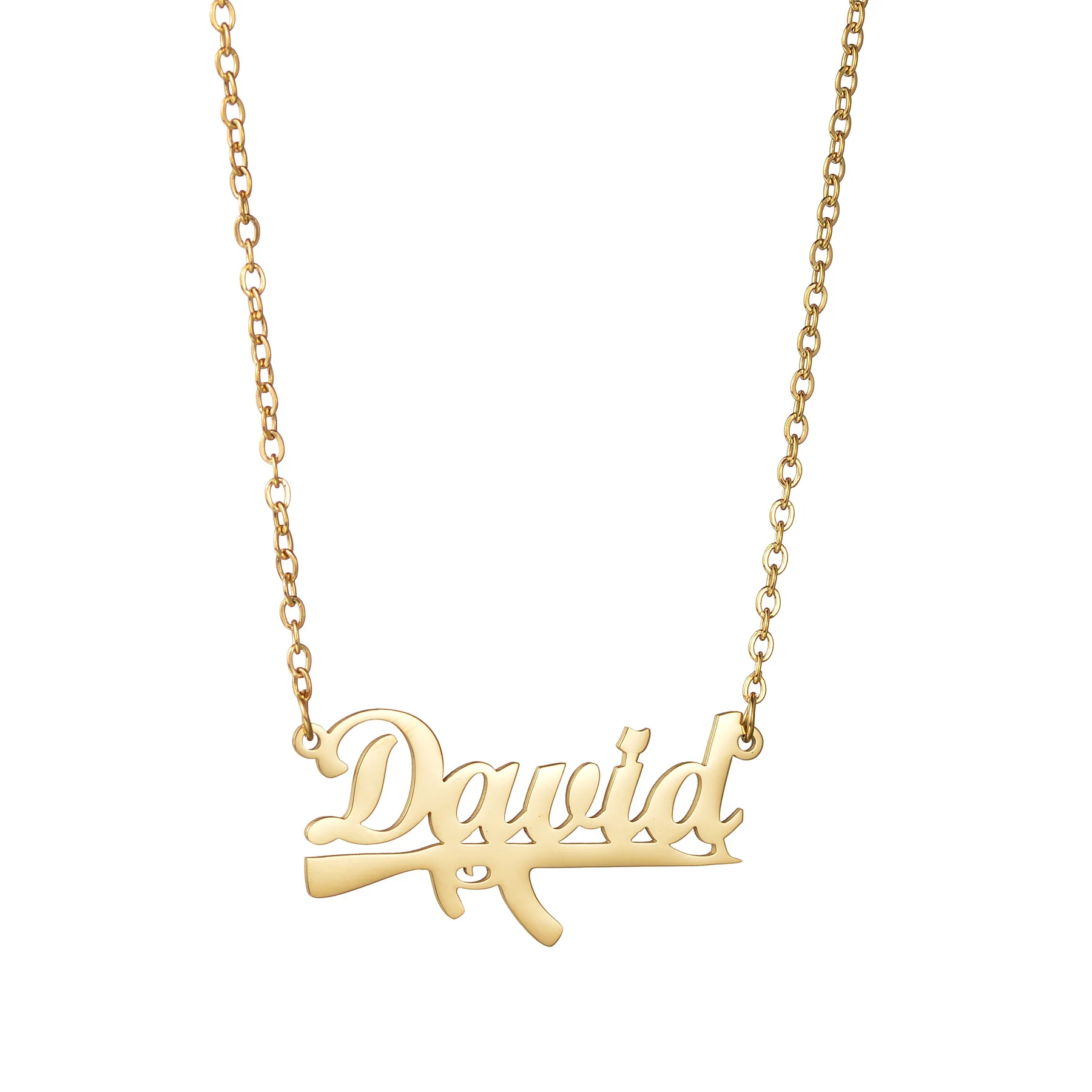 

Necklace Letter O-Chain Crown Butterfly Gun Heart Stianless Steel Customized Fashion Necklace Party Gift Jewelry For Women Man
