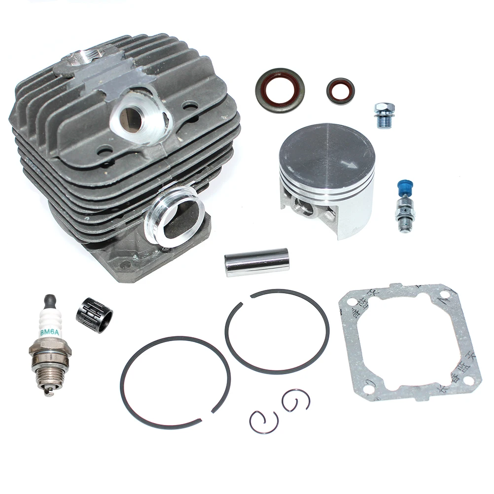 Фото Комплект поршня цилиндра Nikasil 50 мм со штифтом 12 мм для Stihl 044 044C 044W 044R MS440 MS440C MS440D MS440N MS440R MS440V №3
