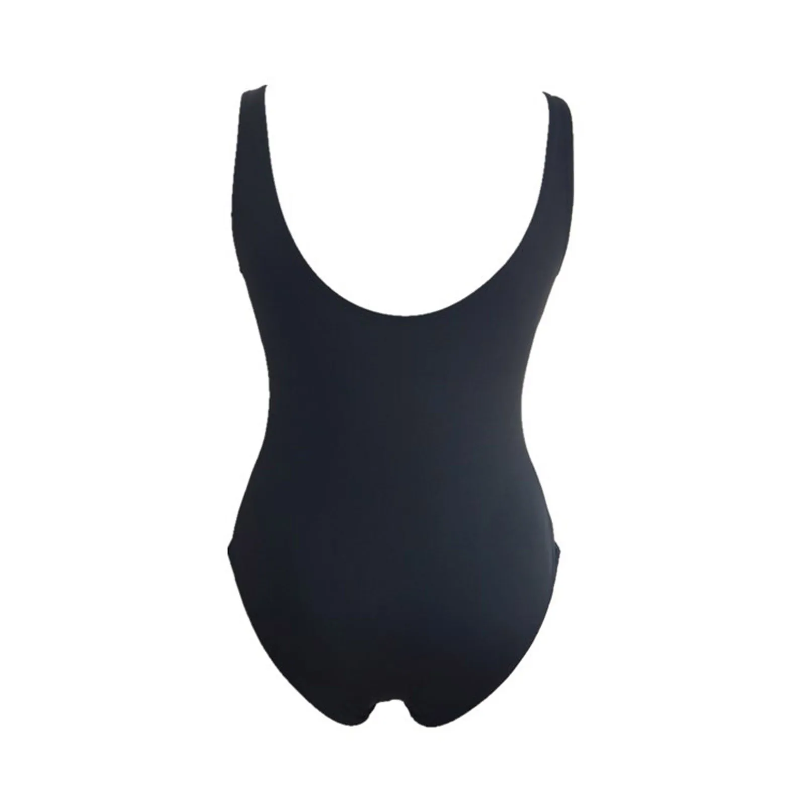 Женское сексуальное однотонное пляжное бикини монокини с V-образным вырезом и