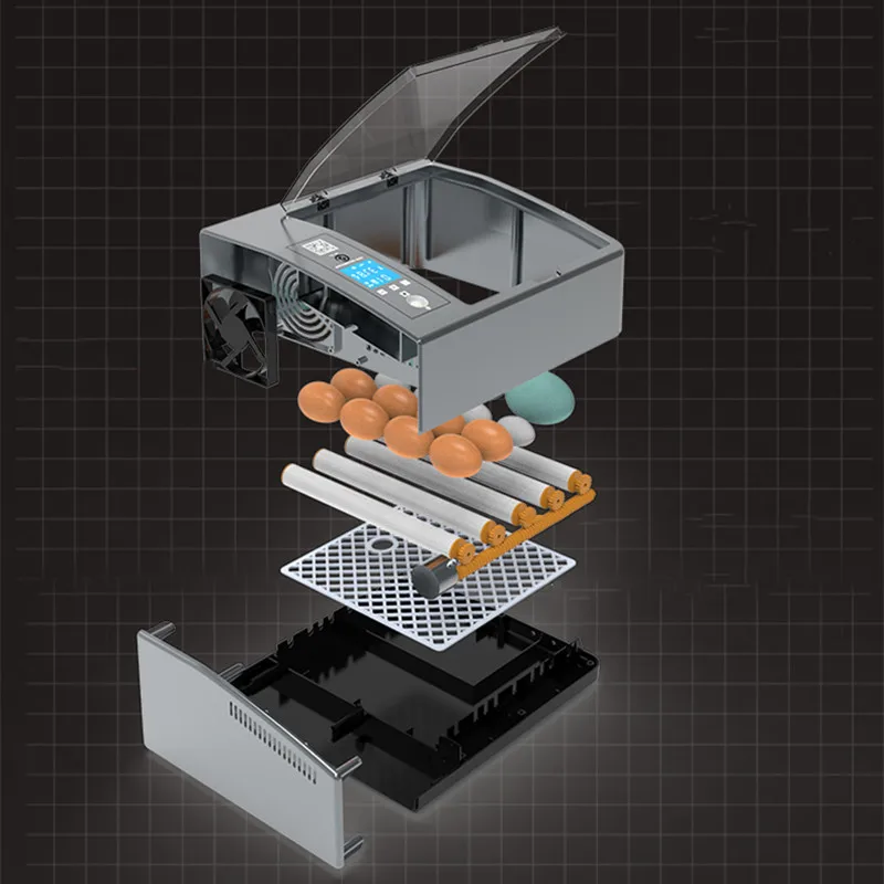 Полностью автоматический инкубатор для птиц 110 В 220 16 яиц