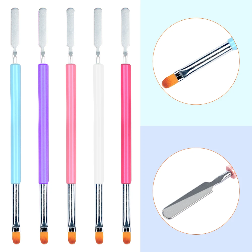 

3D Acrylic French Manicure Design Ultra-thin Line Drawing Pen Nails Art Liner Brush UV Gel Brushes Painting Accessories Tools