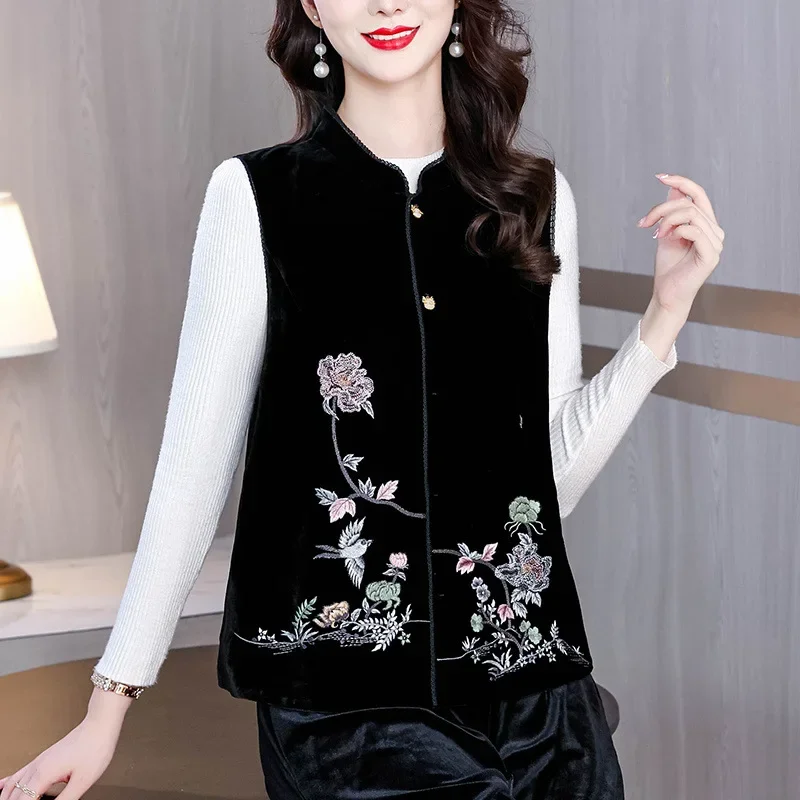 Гарантированное качество большие размеры для мамы осень/зима жилет из