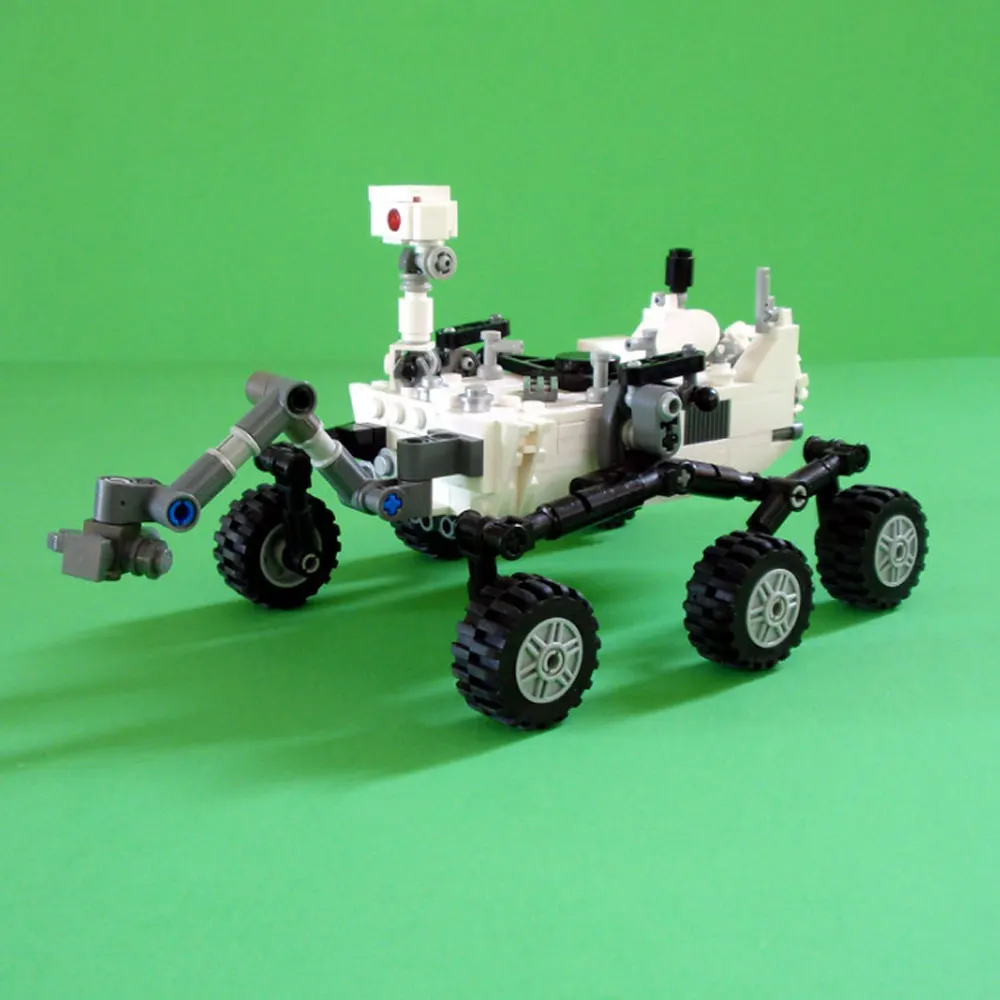 

MOC Mars Rover Car Model Building Blocks Space Station High-Tech Lander Robot Bricks DIY Compatible Toys for Boys Holiday Gifts