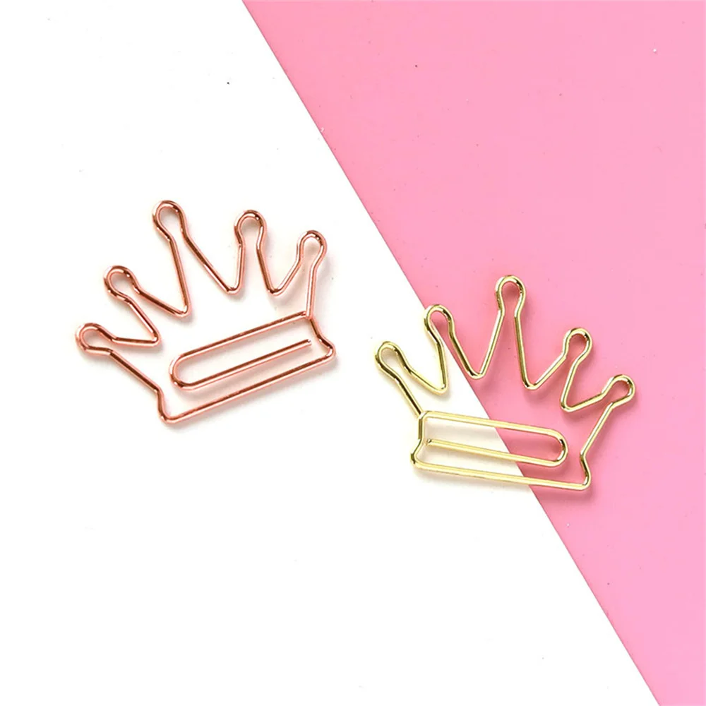 

Зажим для бумаги в форме короны, 10 шт.