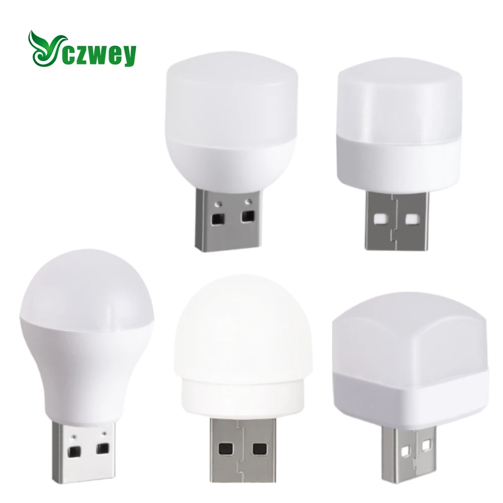 

USB Night Lights Mini LED Bulb Plug-in Compact for Bedroom Bathroom Nursery Hallway Kitchen Car USB Atmosphere Light Plug Lamp