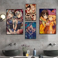 anime bang dream movie posters kraft paper sticker home bar cafe vintage decorative painting
