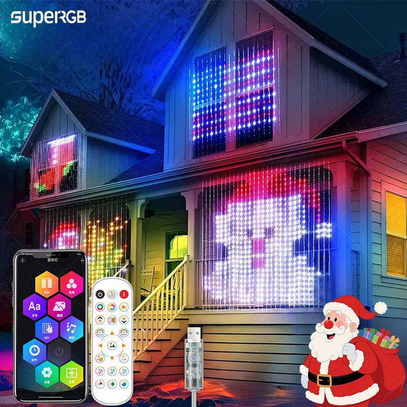 

SuperRGB Умные светодиодные подсветки для штор