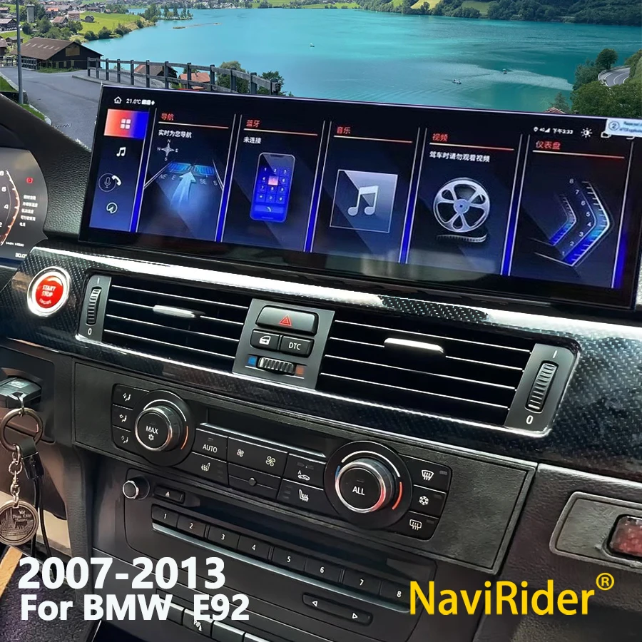 

14,9 "LHD RHD Android 14 для BMW E92 2007-2013 CCC CIC система автомобильный радио стерео GPS навигация мультимедийный плеер Carplay