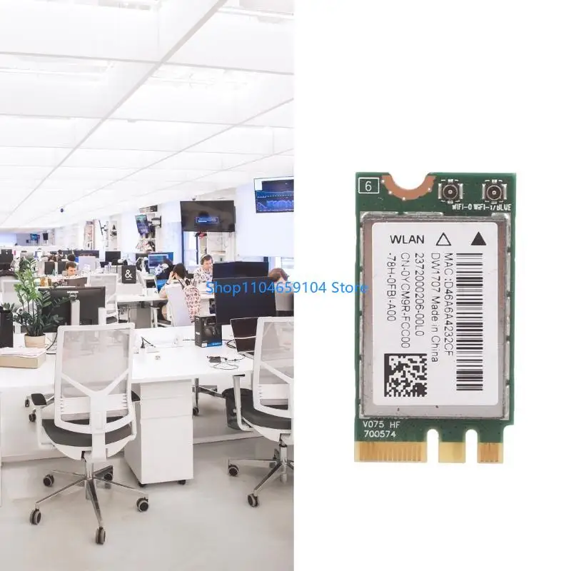 Фото QCNFA335 M.2 NGFF Беспроводная карта WIFI WLAN для DW1707 VRC88 №1