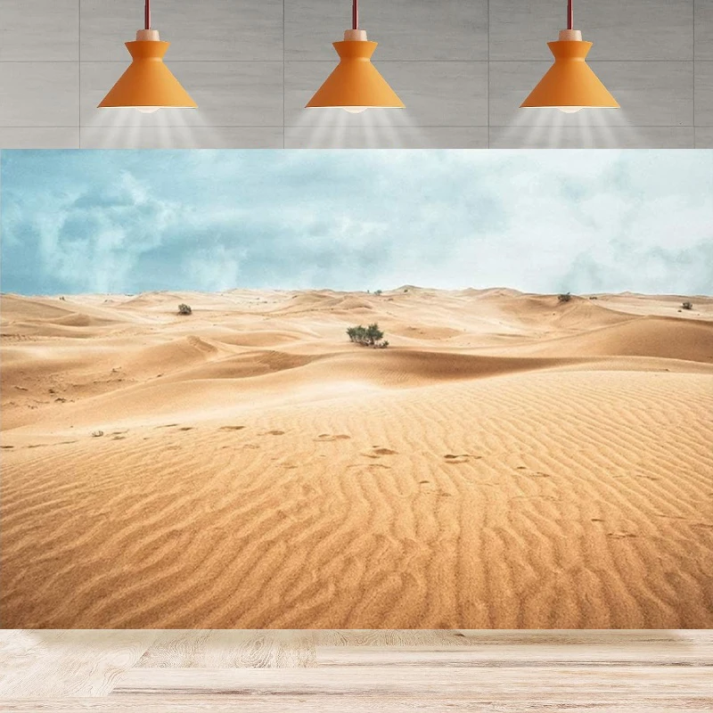 Задний фон для фотосъемки с изображением пустыни песчаных дюн редкий зеленый Шир